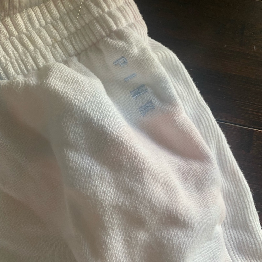 VS PINK sweatpants in light pastel tie dye, size XS
